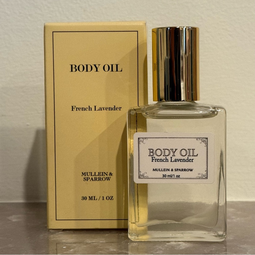 Mullein & Sparrow French Lavender Body Oil - Gold